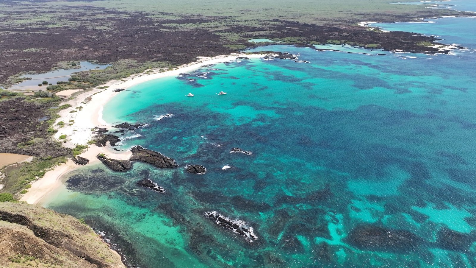 Panorámica Cerro Brujo Galápagos