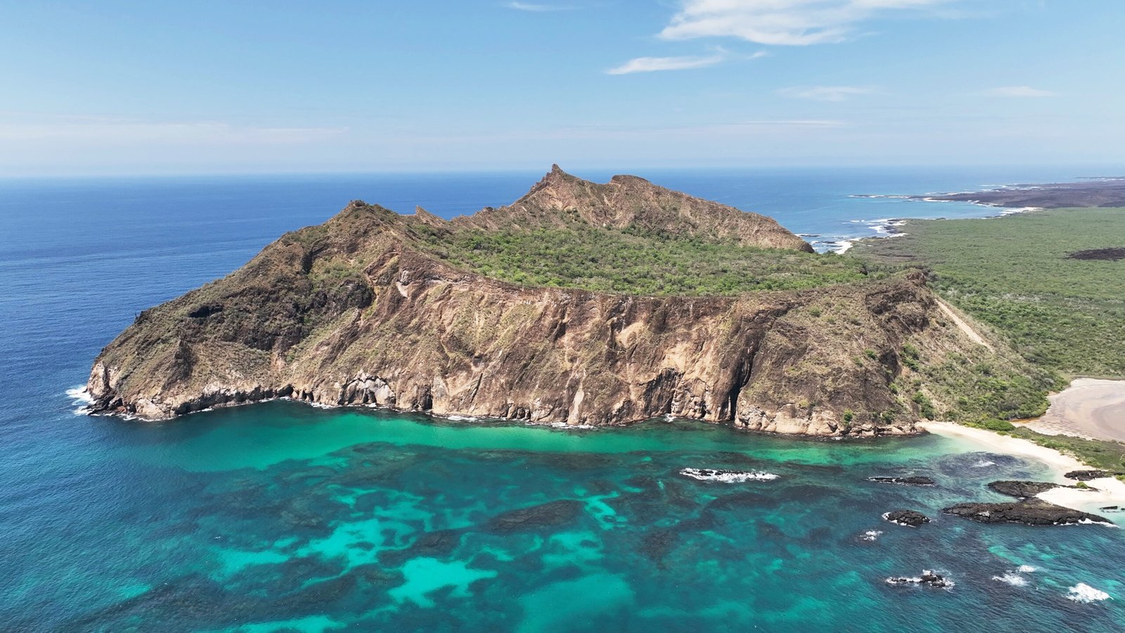 Panorámica Cerro Brujo Galápagos