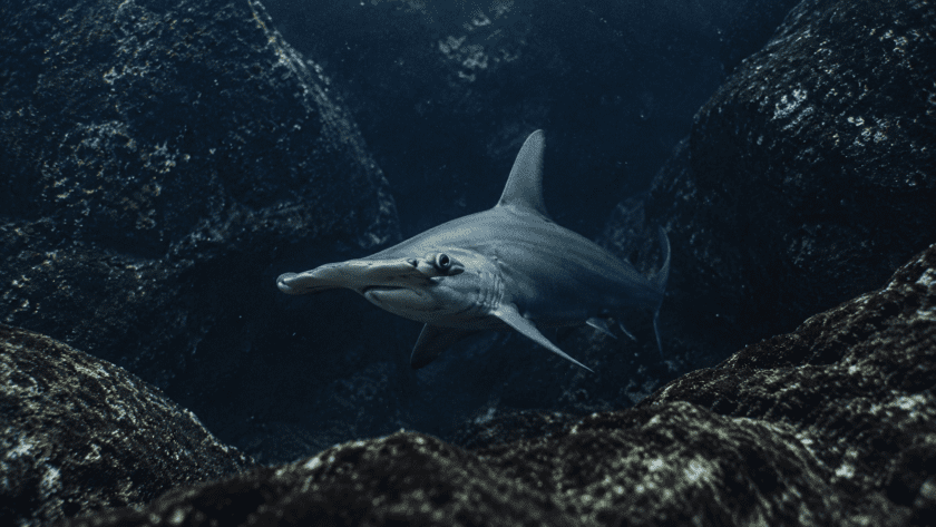 Tiburón Martillo (Sphyrna lewini) en Galápagos