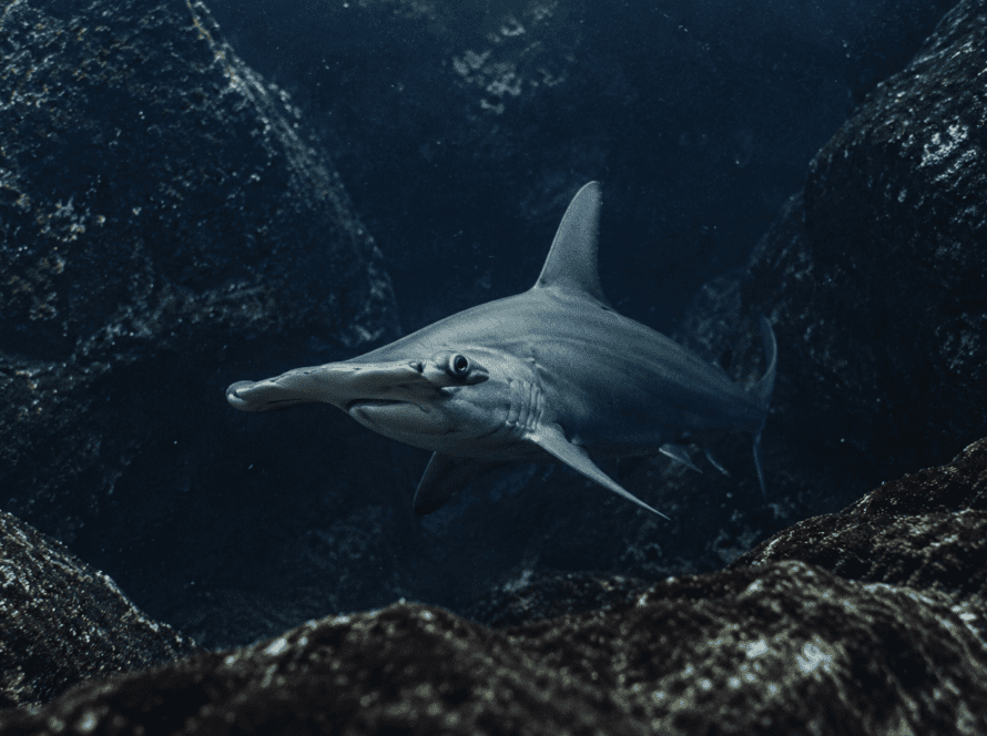 Tiburón Martillo (Sphyrna lewini) en Galápagos