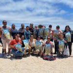 Guardianas azules en taller de empoderamiento jurídico y acción comunitaria en la playa